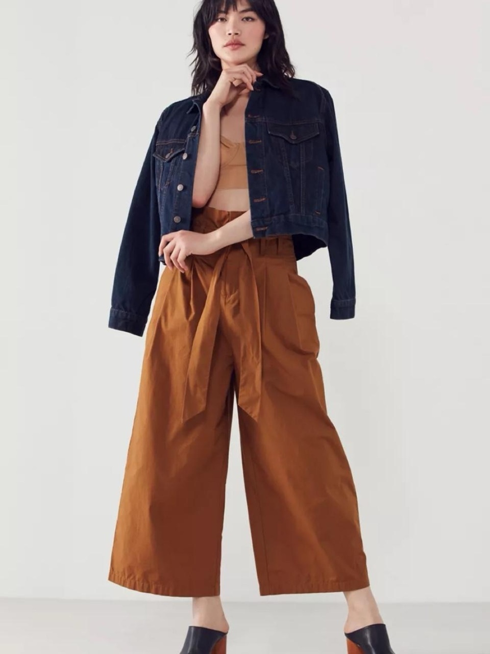 Kimchi Blue by Urban Outfitters Simon Paperback Wideleg Pant